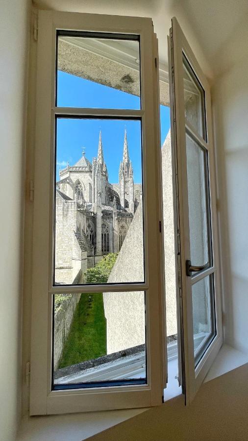 Appartement T2 - Vue Imprenable Sur La Cathedrale Quimper Exterior photo